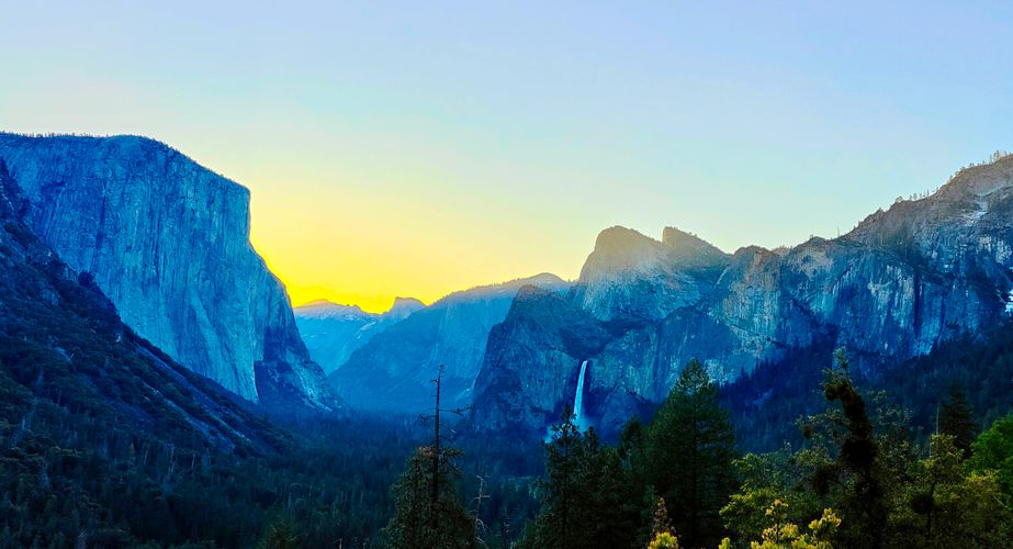 Zonsondergang Yosemite 2